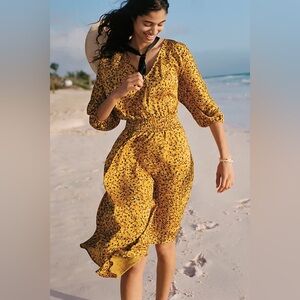 Anthropologie Marigold Midi Dress.